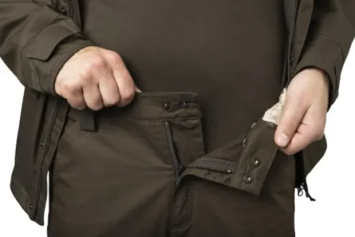 Nordic Hunter HWS Trousers metsästyshousut, tummanvihreä/ruskea-Härkila Best