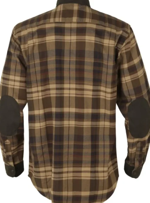Pajala Skjorta flanellipaita, beige/ruskea-Härkila Clearance