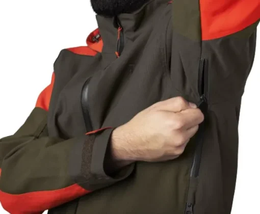 Pro Hunter Dog Keeper GTX Jacket metsästystakki, Willow Green/Orange-Härkila Best