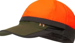 Härkila Pro Hunter GTX Reversible Keps vuorattu lippalakki, vihreä/ruskea/oranssi Clearance