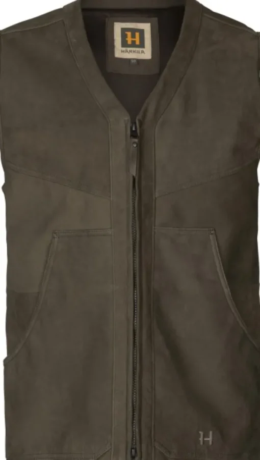 Härkila Pro Hunter Leather Vest metsästysliivi, Willow Green Online
