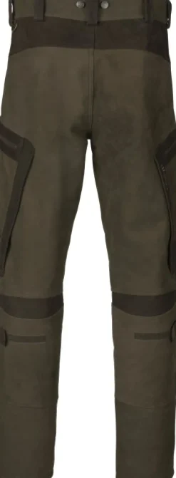 Härkila Pro Hunter Leather Trousers nahkaiset metsästyshousut, Willow Green Clearance