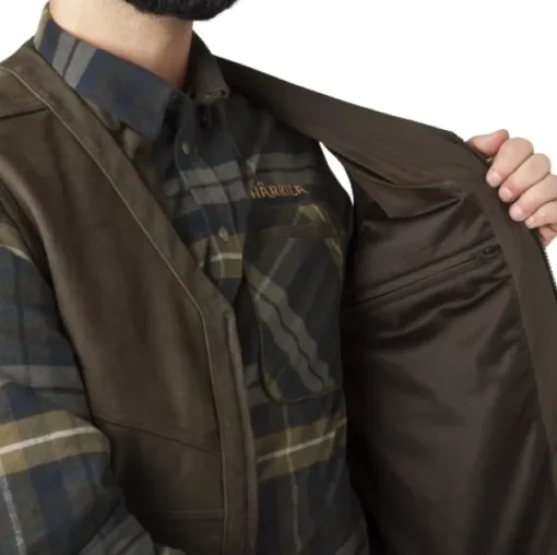 Härkila Pro Hunter Leather Vest metsästysliivi, Willow Green Online