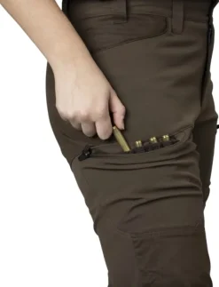 Härkila Runa Trouser naisten metsästyshousut, Slate Brown/Willow Green Online