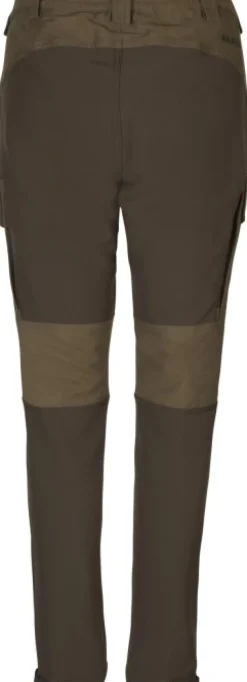 Scandinavian Trousers Women Willow naisten metsästyshousut, ruskea/vihreä-Härkila Clearance