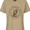 Stag Badge S/S T-Shirt Women Sand-Härkila Discount