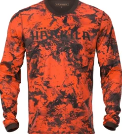 Wildboar Pro L/S T-Shirt AXIS MSP® Orange Blaze/Shadow Brown-Härkila Fashion
