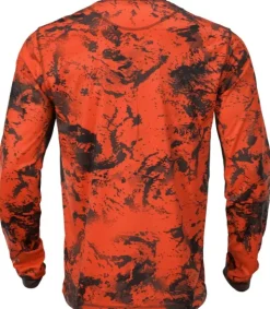 Wildboar Pro L/S T-Shirt AXIS MSP® Orange Blaze/Shadow Brown-Härkila Fashion
