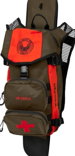 Wildboar Pro metsästysreppu, 12 L, tummanvihreä/oranssi-Härkila Sale