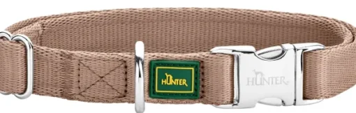 HUNTER Inari Collar Alu-Strong koiran kaulapanta, 40-55 cm, Tan Discount