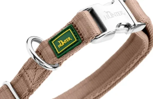 HUNTER Inari Collar Alu-Strong koiran kaulapanta, 40-55 cm, Tan Discount