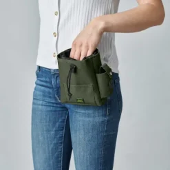 Tyra Beltbag koiran tarvikelaukku, maastonvihreä-HUNTER Clearance