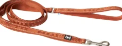 Hurtta Casual Reflective Leash ECO talutushihna, 180 cm, ruskeaoranssi New