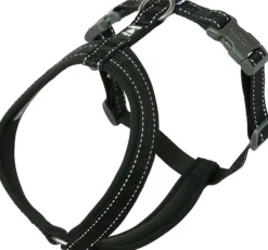 Hurtta Casual Y-Harness ECO valjaat, 80 - 100 cm, musta New