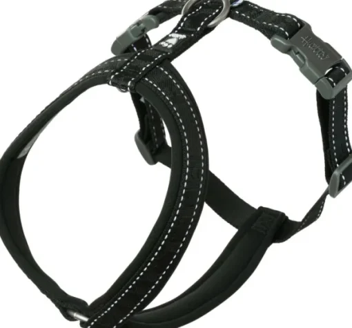 Hurtta Casual Y-Harness ECO valjaat, 30 - 55 cm, musta Outlet