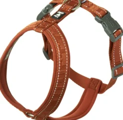 Hurtta Casual Y-Harness ECO valjaat, 80 - 100 cm, ruskeaoranssi New