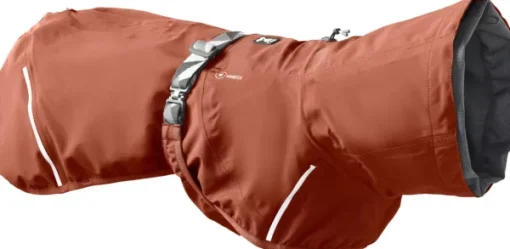 Hurtta Mudventure ECO Coat vuoriton koiran sadetakki, 60-65cm, Cinnamon Clearance