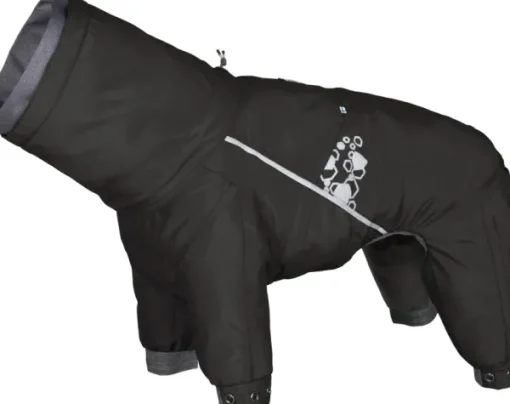 Hurtta Mudventure ECO Overall koiran sadehaalari, 50M-55M, Raven Clearance