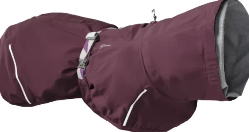 Hurtta Rainwear Mudventure Coat ECO sadetakki, 40-55 cm, Eggplant Best