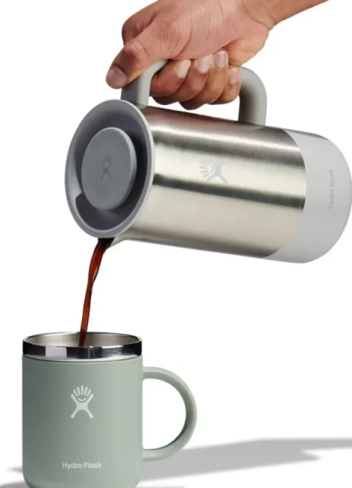 HydroFlask French Coffee Press kahvipuristin, 946 ml, harmaa Best