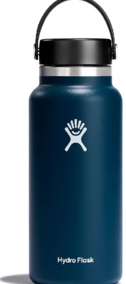 Insulated Wide Mouth Flex juomapullo, 946 ml, tummansininen-HydroFlask Outlet