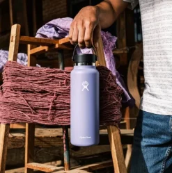 HydroFlask Insulated Wide Mouth Flex juomapullo, 1180 ml, vaaleansininen Online