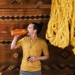 HydroFlask Insulated Wide Mouth Flex juomapullo, 1180 ml, vaaleansininen Online