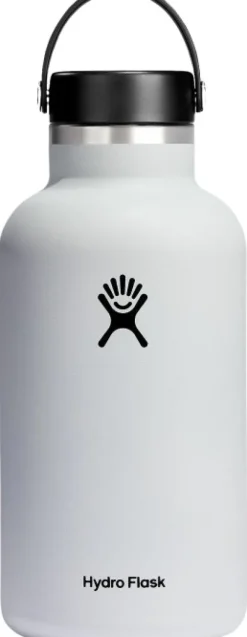 HydroFlask Wide Flex 1900 ml juomapullo, White Outlet