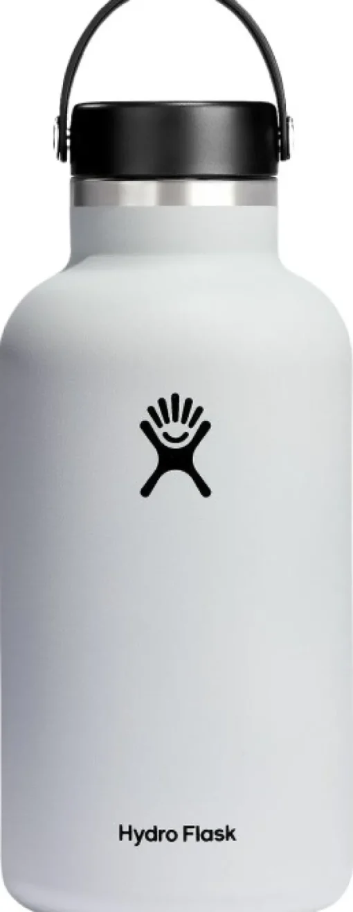 HydroFlask Wide Flex 1900 ml juomapullo, White Outlet