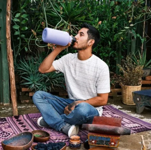 HydroFlask Wide Flex 1900 ml juomapullo, White Outlet