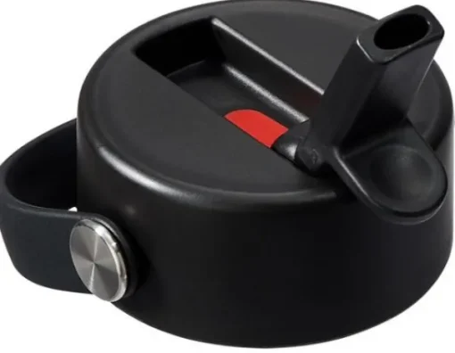 HydroFlask Wide Flex Straw Cap korkki, musta Best