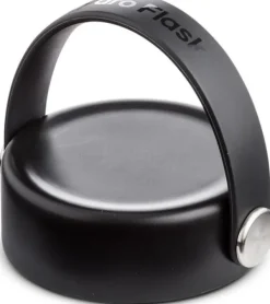 HydroFlask Wide Mouth Flex Cap Black New