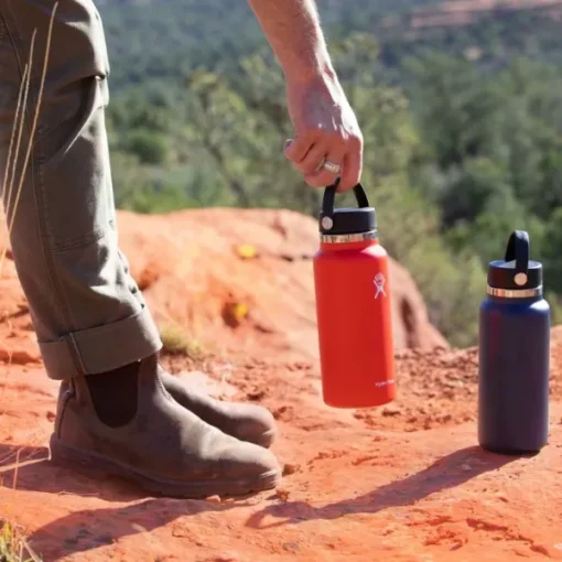 Wide Mouth Flex juomapullo, 946 ml, harmaavihreä-HydroFlask Discount
