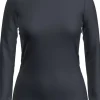 200 Oasis LS Crewe naisten kerrastopaita, Midnight Navy-Icebreaker Fashion