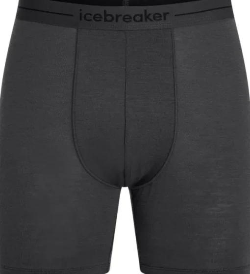 Anatomica Long Boxers bokserit, Black-Icebreaker Outlet