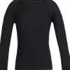 Kids Oasis LS Crewe 200 lasten kerrastopaita, musta-Icebreaker Hot