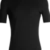 Men 200 Oasis SS Crewe t-paita, musta-Icebreaker Fashion