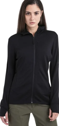 Mer 260 Quantum IV LS Zip Hoodie naisten huppari, Black-Icebreaker Discount