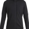 Mer 260 Quantum IV LS Zip Hoodie merinohuppari, Black-Icebreaker Clearance