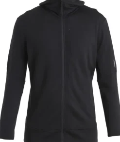 Mer 260 Quantum IV LS Zip Hoodie merinohuppari, Black-Icebreaker Clearance