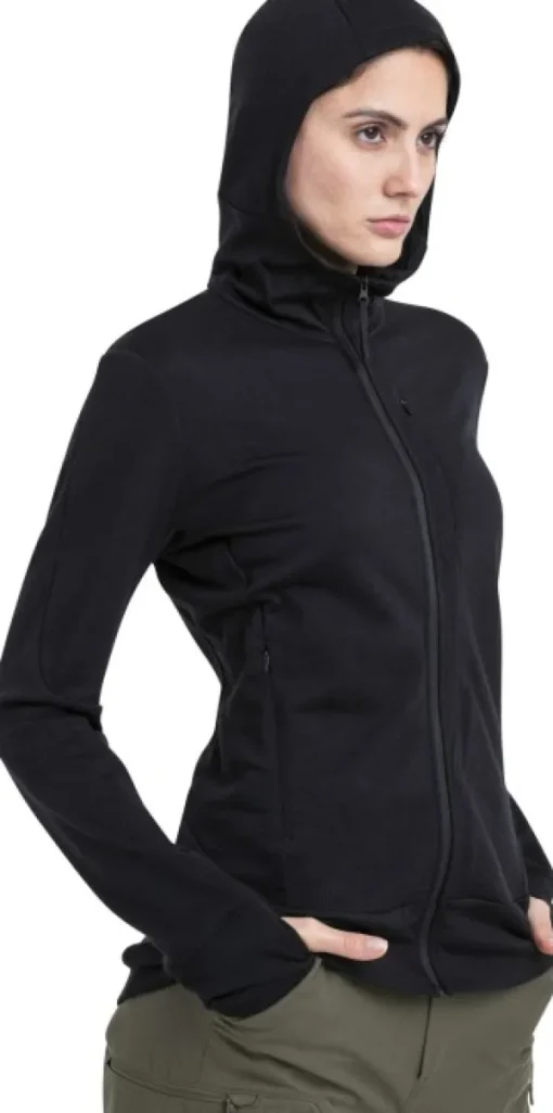 Mer 260 Quantum IV LS Zip Hoodie naisten huppari, Black-Icebreaker Discount