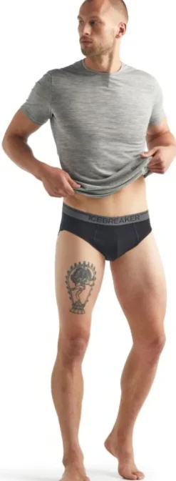 Icebreaker M's Anatomica Briefs Black Hot