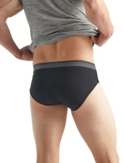 Icebreaker M's Anatomica Briefs Black Hot