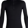 M's Oasis LS Half Zip 200 Black-Icebreaker Best