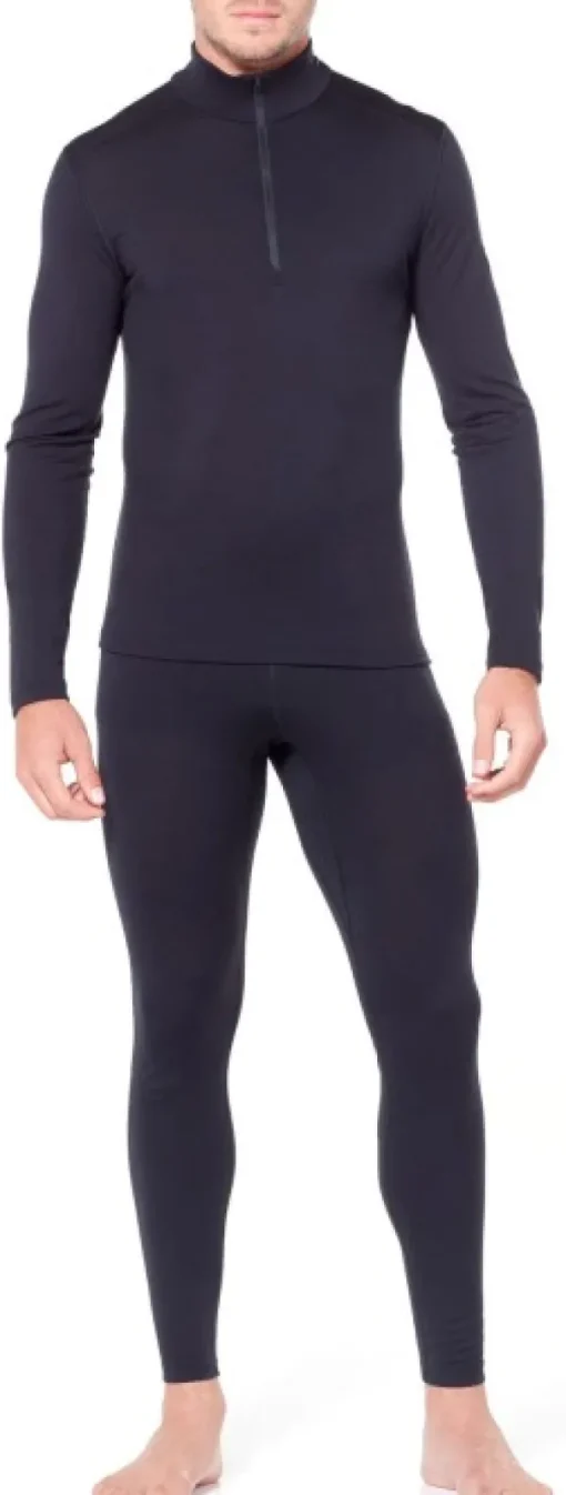 M's Oasis LS Half Zip 200 Black-Icebreaker Best