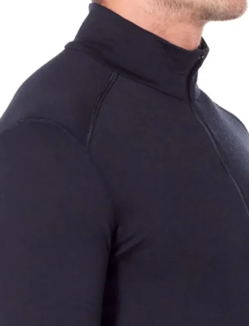 M's Oasis LS Half Zip 200 Black-Icebreaker Best