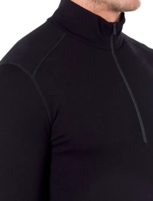 M's Tech LS Half Zip 260 Black-Icebreaker Discount