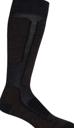 Icebreaker Ski+ Medium OTC naisten sukat, Jet Heather/Espresso/Black Best