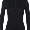 Icebreaker W's 200 Oasis LS Half Zip Black Outlet