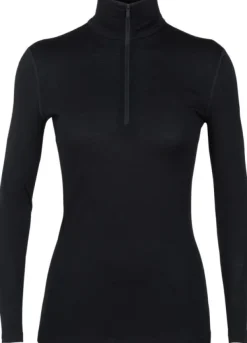 Icebreaker W's 200 Oasis LS Half Zip Black Outlet